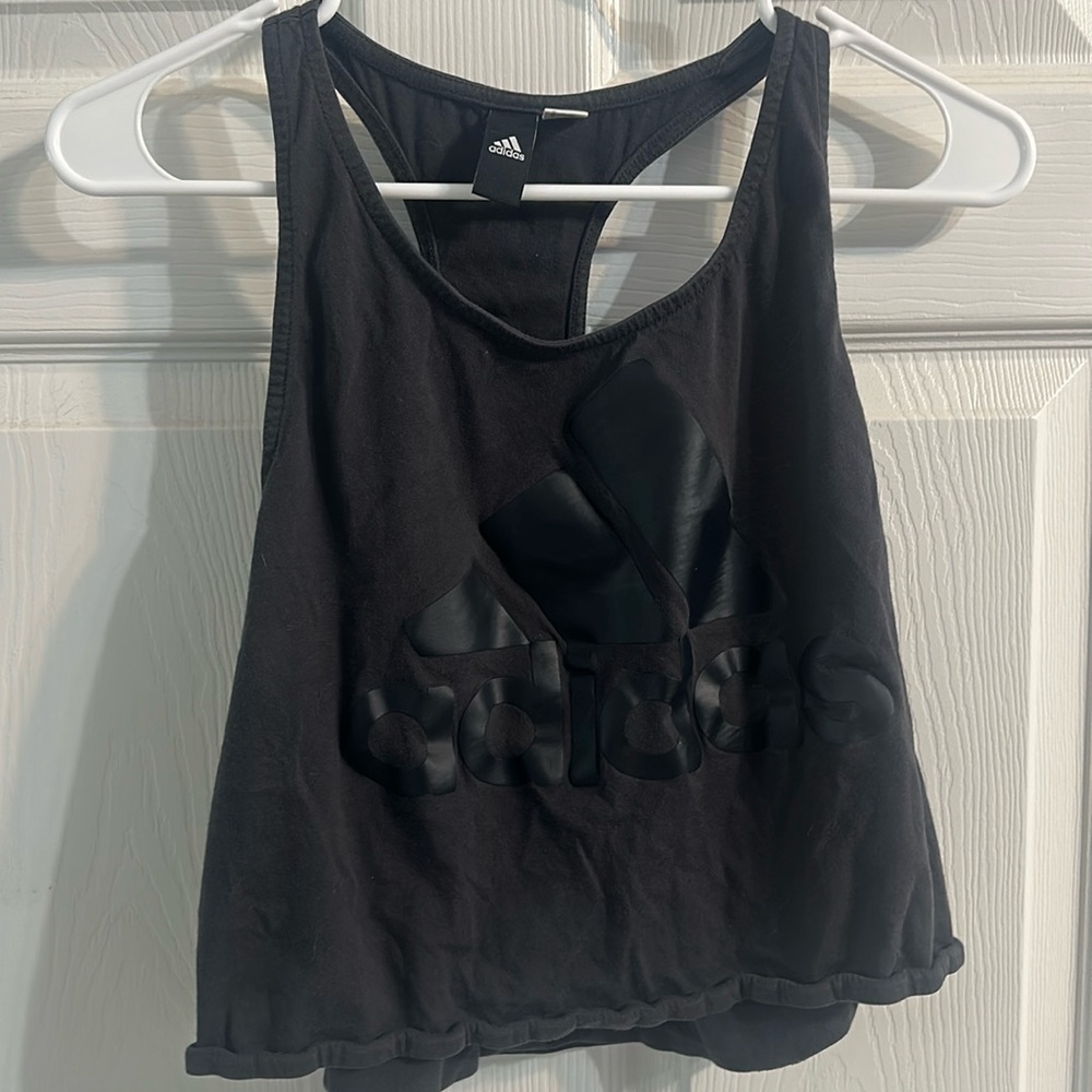 Small adidas crop tank top